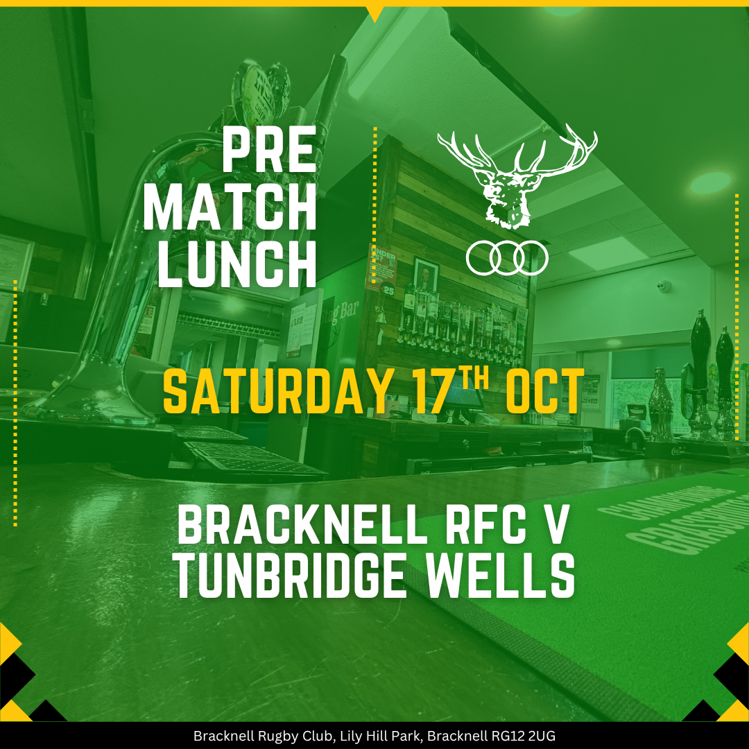 Pre-Match Lunch - Saturday 17th October 2026